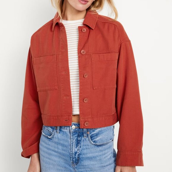 Old Navy Jackets & Blazers - ON Crop Utility Jacket